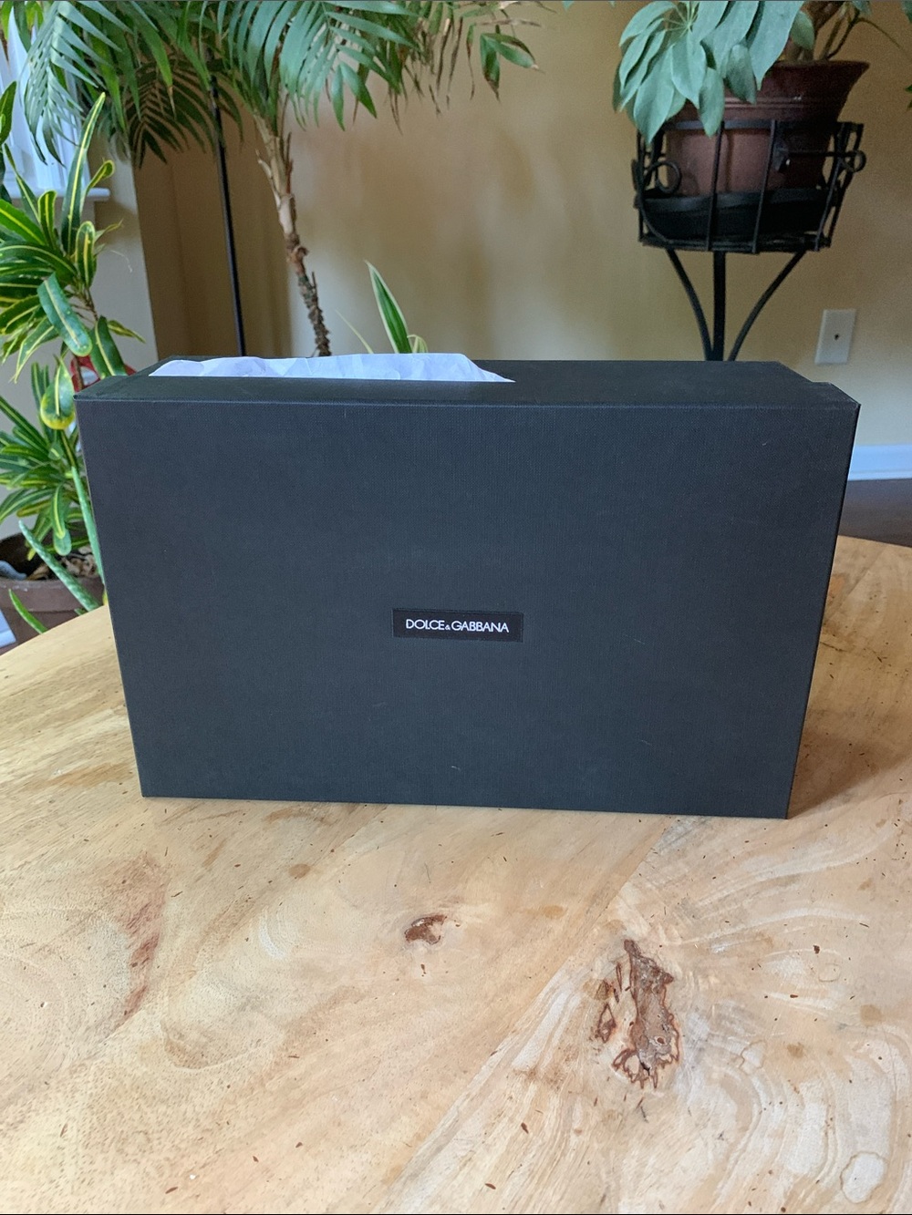 DOLCE & GABBANA Shoe box with Silk Paper
